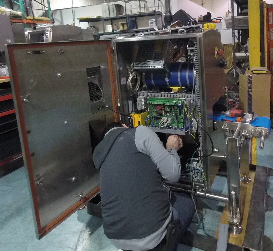 Customized Inspection X-Ray Machine Being Worked On